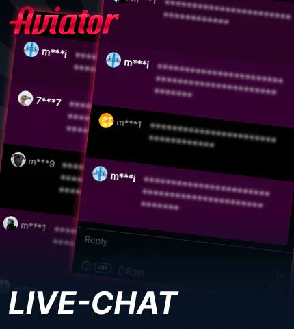 Online-Chat in Aviator