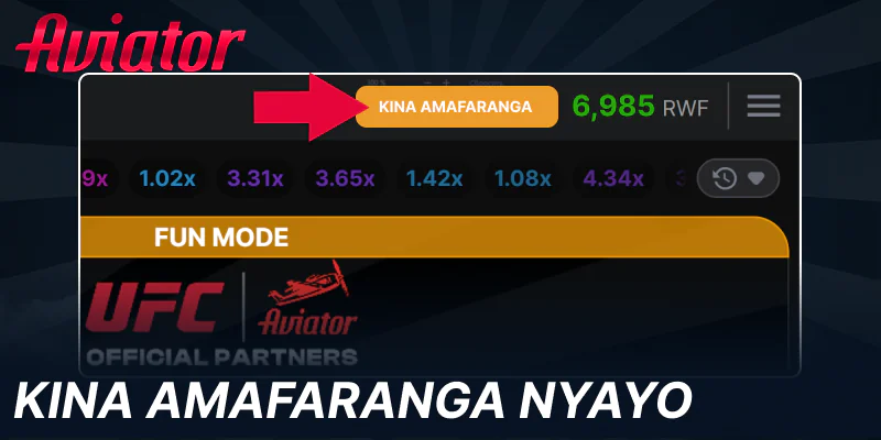 Emeza uburyo bwamafaranga nyayo mumikino ya Aviator