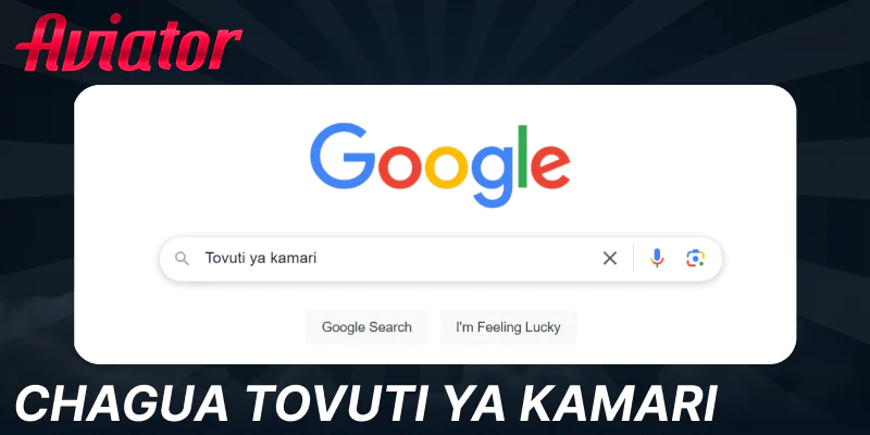 Chagua tovuti ya kucheza Aviator