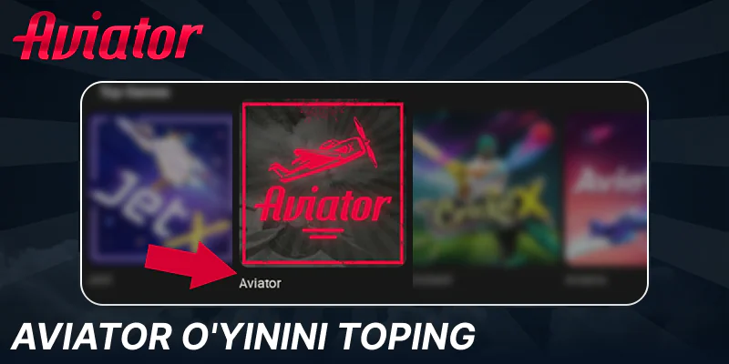 Aviator o'yinini onlayn boshlang