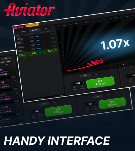 Interface iri nyore muAviator mutambo kune vatambi veZimbabwe