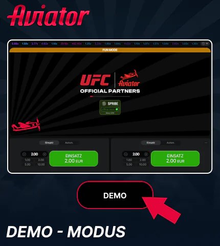 Demomodus im Aviator-Spiel